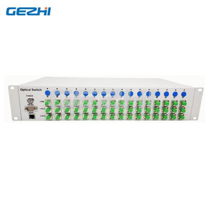 China Optical Network Remote Monitoring Mechanical keyboard MxN fiber Optical Switch Optical Route controlling equipment 19