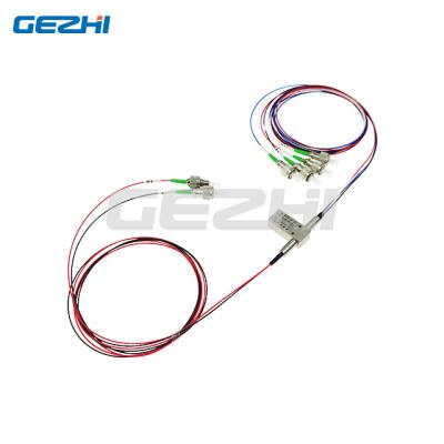 China Configurable OADM D1x2 mechanical multimode 850nm optical replay switch Duplex 1x2 optical switch FC/APC for sale