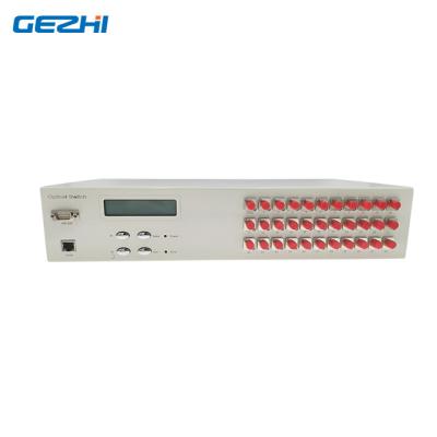 China Optical Network Remote Monitoring 1x32 Desktop Optical Switches Rackmount benchtop Channel Switching module for Automatic Measurement for sale