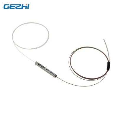 China GEPON Mini 1*4 PLC Splitters bare fiber without connector with customized Port, Package for sale