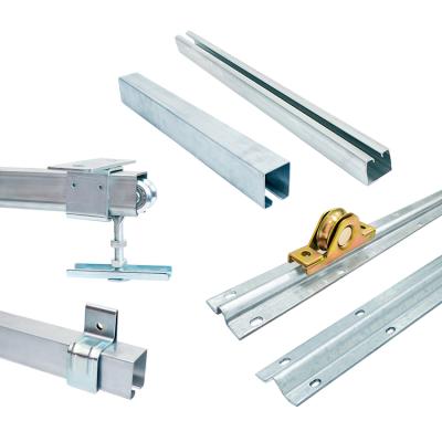 China Wholesale Industrial Factory Metal Sliding Door Track Sliding Door Wheel Hanging Rail for sale