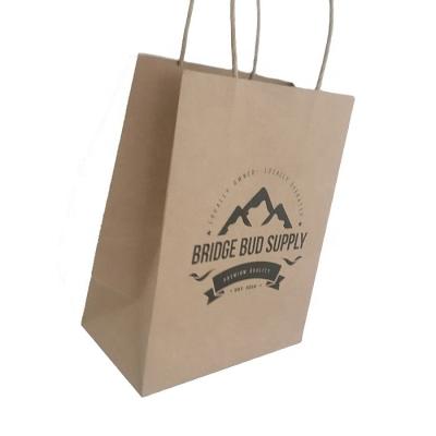 China Recyclable Luxury Custom Logo Paper Gift Bags Christmas Bread Bakery Bag for sale