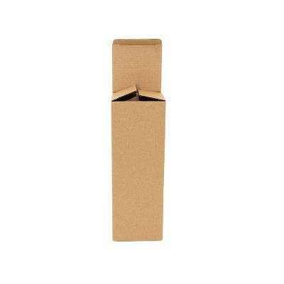 China 2021 Customs Recyclable Kraft Paper Bottle Cosmetic Packaging Box With Own Design for sale