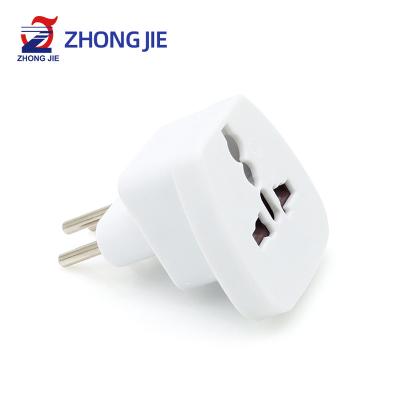 China Universal Wall Electrical Plug Adapter UK to EU/French Power Socket Adapter Charger EURO 2 Pin to 3 Pin Afric Plug Travel Adapter ZJ028 for sale