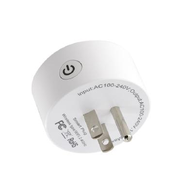 China Commercial EU 10A Wifi Smart Outlet Directly Connectable With Alexa Google Home for sale