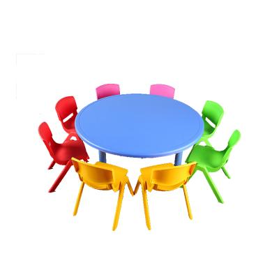 China Customized Plastic Round Plastic Kids Study Table On Sale for sale