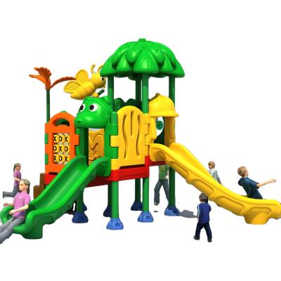 China Kindergarten Factory Direct Selling Toy Grade Lower Price Slide For Small Place Supermarket Garden Plastic Children Playground Equipment for sale