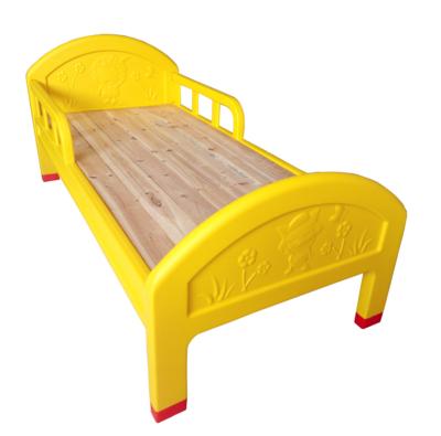 China Luxury high quality wooden steel frame kids wooden bed for sale popular kindergarten bed for sale