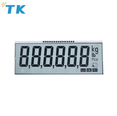 China Custom Electronic 7 Segment LCD Digital Display Scale LCD Customized for sale