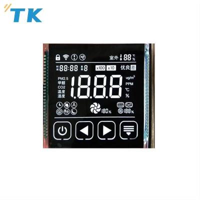 China Custom 7 Segment VA Digit LCD Display Screen For Customized Thermostat for sale