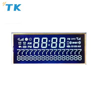 China Custom Mono LCD 7 Segment VA Digits LCD Display Screen Customized for sale