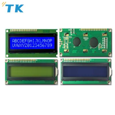 China Mono 1602 Modules 16x2 Character Display LCD Display Mono Screen 1602 With PCB Board 3.3V In Stock 80x36mm for sale