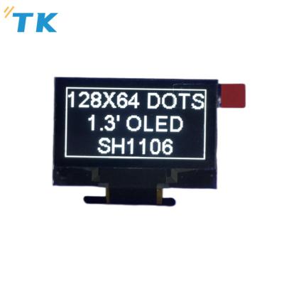 China 12864 Panel Display Monochrome 1.3 Inch OLED Dot Matrix Screen 34.5*23*1.41mm for sale