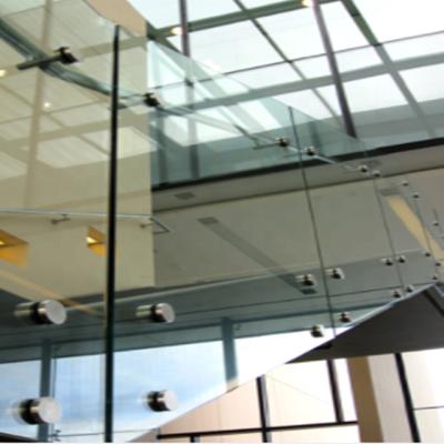 China Modern Frameless Stainless Steel Glass Corner Glass Standoff For 8-12mm Glass for sale