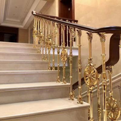 China Foshan Modern Luxury Aluminum Casting Handrails Handrails Balustrade For Villa for sale