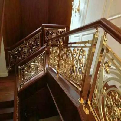 China Modern High Quality Luxury Metal Railing Anodized Decorative Aluminum Stair Column for sale