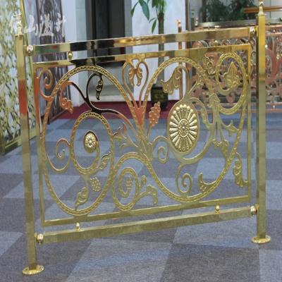 China 2021 Custom Modern Durable Decorative Aluminum Die Casting Stair Railings For Villa for sale