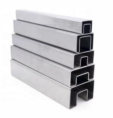 China For Australia 316 Stainless Steel Slot Tube Groove Tube Stainless Steel Architectural Slot Tube Supplier for sale