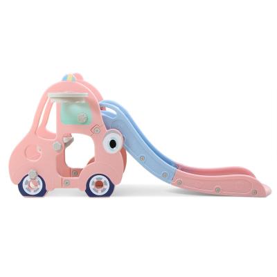 China Kids Indoor Plastic Multifunctional Kindergarten Toys Car Styling Colorful Slide Slide For Sale for sale