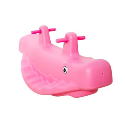 China Ride On Toy Plastic Whale Seesaw Children Rocking Toy Children Ride On Balance Toy For Kindergarten for sale