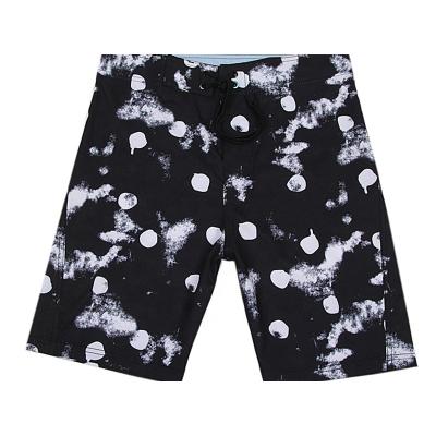 China Black And White Anti-UV In Running Waterproof Gym Elastano Board Surfing Shorts for sale