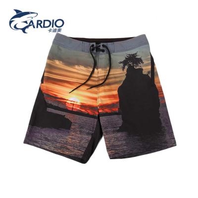 China OEM Breathable Service Swim Short African Print 100% Polyester Shorts For Men for sale