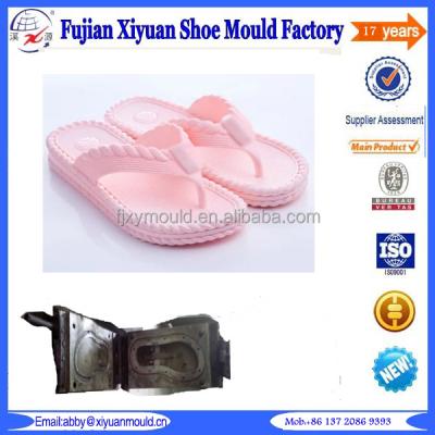 China PVC Aluminum Two-color Air Dip Shoe Blown Mold,PVC V Flip Flop Slipper Mold,PVC Air Blowing Slipper Mold for sale