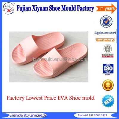 China Depend on unique style cheap EVA two color slipper die supplier for men, fashion eva slippers injection condition mold made in china for sale