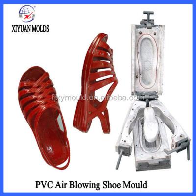 China Depend On Condition PVC Air Blowing Shoe Mold Producer for sale