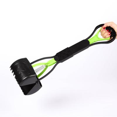 China Durable Fordable 60cm Plastic Scrap Poop Scooper Long Dog Handle, Pet Poop Scooper For Dogs 170144001-60 for sale