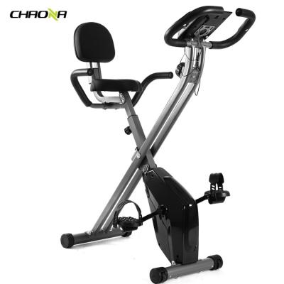 China Home Fitness Foldable Home Gym Magnetic Resistance Use Trainer X Machine Cross Bike for sale