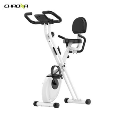 China Foldable Home Fitness Foldable Home Bike Backrest Exercise Bike Magnetic Resistance Fitness Indoor Use X-Bike for sale