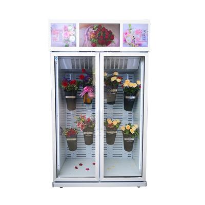 China Fresh Flower Vending Machine Double Door Refrigerator Fresh Flower Vending Machine Refrigerator Florist Equipment for sale