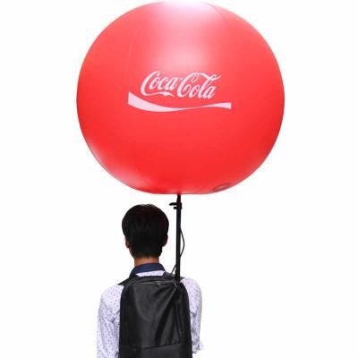 China Outdoor Advertising Outdoor Walking Led Advertising Lighting Backpack Balloon for sale