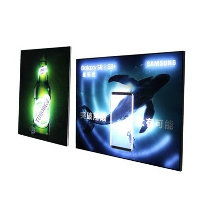 China Advertising Display Newest Advertise Display Ultra Thin LED Animated Panel Display Programmable Dynamic Light Box for sale