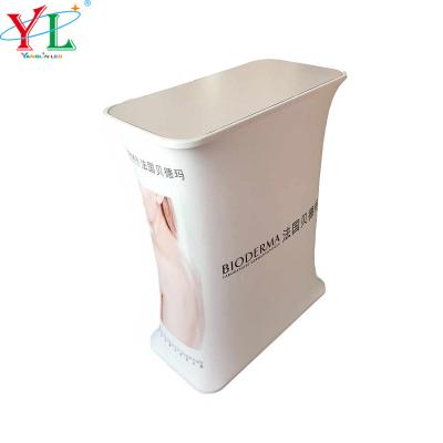 China Outdoor and indoor activity promote foldable booth trade show display stand promotion counter table for sale