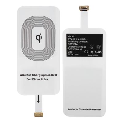 China For iPhone Wholesale Universal Qi Compatible Fast Wireless Charger Charging Coil Receiver For iPhone 5 5S 7 6 6 plus for sale