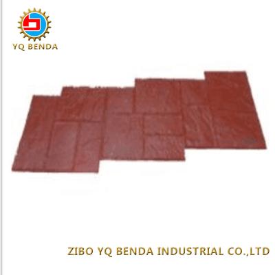 China Square Pattern Rubber Stamped Concrete Footprint Concrete Paving Molds for sale