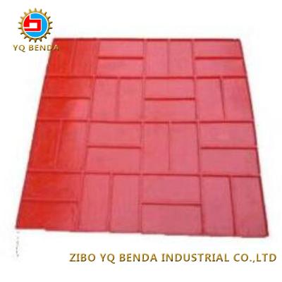 China Square Decoration Concrete Mat Polyurethane Slate Concrete Stamp for sale