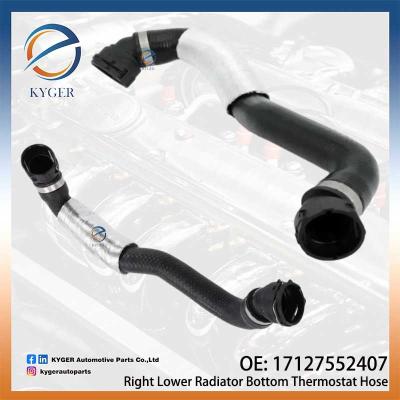 China Right Lower Radiator Bottom Thermostat Hose 17127552407 1712 7552 407 for BMW E90 E91 E93 E92 E82 E88 High Quality Auto Parts for sale