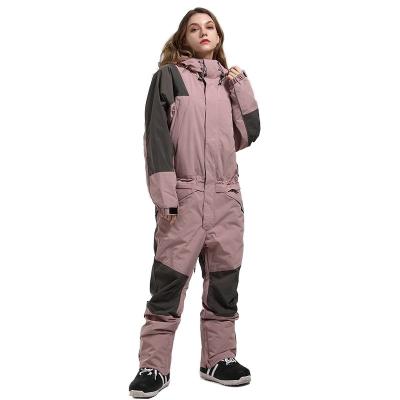 China Vestidos deportivos Hombres chaqueta de esquí Traje de snowboard Inmuevo al viento Inmuevo al agua Jumpsuit de esquí con capucha Traje de nieve cálido en venta