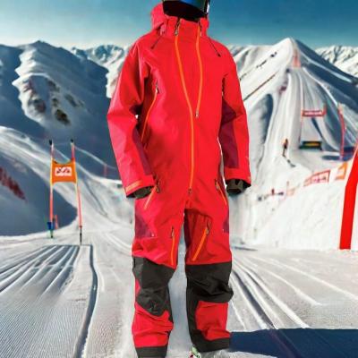 China Volwassenen Sportkleding 2024 Design Eén stuk Volledig Lichaam Sneeuwpak Waterdicht Aanpassing Skikleding Te koop