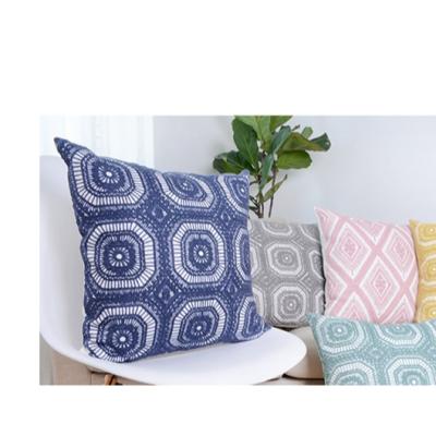 China Professional Manufacture Sustainable Embroider Cheap Woven Jacquard Pillow Cover for sale