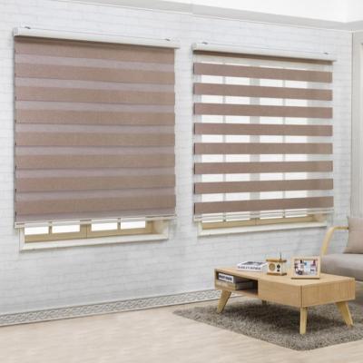 China KEEWO Eco-friendly Aluminum Slat 610gsm PVC Polyester 60mm Blind Fabric Roll Anti UV Shutter for sale