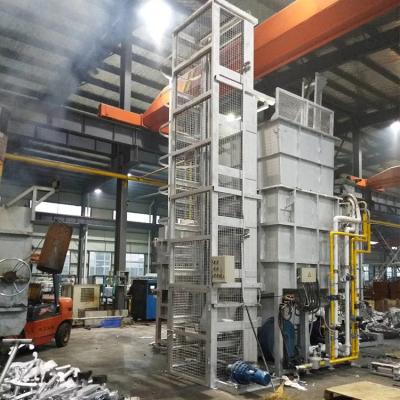 China High Quality Natural Gas 500kg Per Hour Continuous Melting and Holding Furnace For Aluminum Smelting Te koop