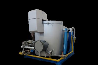 Chine reverberatory metals refining machine melting pot for metal propane gas fired melting furnace à vendre