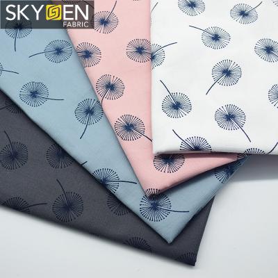 China Skygen anti-static cheap china wholesale shirting oxford shirting printed textile fabric rolling custom printing for sale