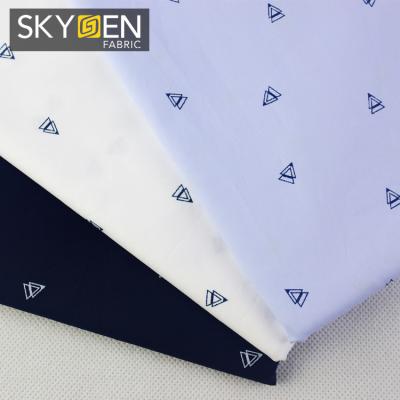 China Custom Anti-Static Promotional White Printing Cotton Fabric Gingham Fabric Dress for sale