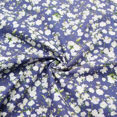 China Skygen Anti-Static Customized Soft Cotton 100 Flower Digital Printing Fabric For Casual Wear Shirts for sale