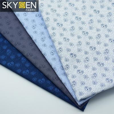 China Skygen Anti-Static 100 Philippines Cotton Indonesian Silky Fabric, Linen Dress Shirts Customized Fabric Printing for sale